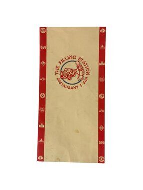Vintage The Filling Station Restaurant & Bar Menu Dallas Addison Austin